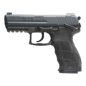 HK P30 V3.40 S&W 3.85" Bbl Pistol w/Ambi Safety Decocker & (2) 13rd Mags 81001100 - Heckler & Koch