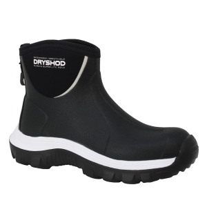 Dryshod Evalusion Ankle Boot Black/White Size 16 Boots EVA-MA-BLK-M16 - Dryshod