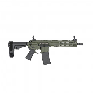 LWRC ICMKII 5.56mm 10" 1/10 1/2x28 OD Green Pistol w/SBA3 Brace ICMKIIP5ODG10SBA3 - Lwrc International