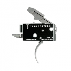 TriggerTech AR15 Curved SS/Blk Two Stage Trigger