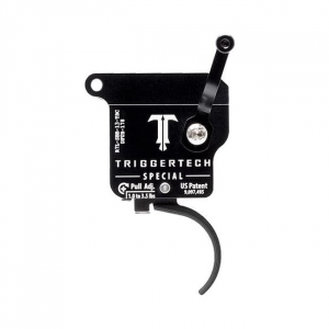TriggerTech Rem 700 Factory LH Special Curved Blk/Blk Single Stage Trigger