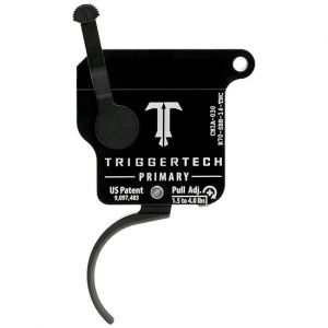 TriggerTech Rem 700 Clone Primary Curved Clean Blk/Blk Single Stage Trigger
