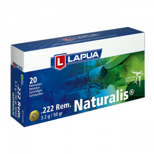 Lapua Remington 50gr Naturalis Solid Box of 20