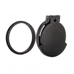 Tenebraex Objective Flip Cover w/ Adapter Ring Black for Leupold Scopes