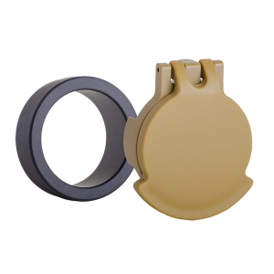 Tenebraex Objective Flip Cover w/ Adapter Ring for Schmidt & Bender Diameter Lens RAL8000/Black