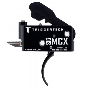 TriggerTech Two Stage Blk/Blk Adaptable Curved 2.5-5.0 lbs Trigger