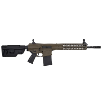 LWRC REPR MKII 7.62x51 16.1" 1:10" 5/8x24 Spiral Fluted Bbl Patriot Brown Side Charge Rifle REPRMKIIR7PBCF16SC