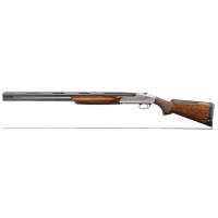 Benelli 828U 12ga 3" 26" LH AA-Grade Satin Walnut Engraved Nickel Receiver O/U Break Action Shotgun 10707