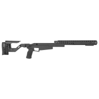 Accuracy International AXSR AICS Rem 700 LA .338 Lapua Mag CIP Right Folding, 16" Forend Black SRC-002BL