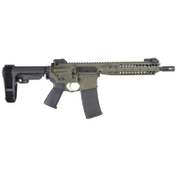 LWRC IC-A5 .300 Blackout 10.5" 1:7" 1/2x28 Bbl OD Green Pistol w/SBA3 Brace ICA5P3ODG10SBA3