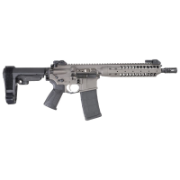 LWRC IC-A5 .300 Blackout 10.5" 1:7" 1/2x28 Bbl Tungsten Grey Pistol w/SBA3 Brace ICA5P3TG10SBA3