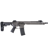 LWRC IC-A5 5.56mm NATO 12.7" 1:7" 1/2x28 Bbl Tungsten Grey Pistol w/SBA3 Brace ICA5P5TG12SBA3