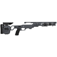 Cadex Defense Lite Strike Sniper Grey Rem 700 LA Standard Folding 20 MOA #6-48 for SSSF 3.715" Chassis STKLT-REM-RH-LA-R-206-C-GRY