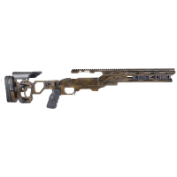 Cadex Defense Dual Strike Tan Surgeon XL Action 3.850" Mag Folding Chassis w/Battleworn Bronze Color Upgrade STKDL-SGN-RH-XL-S20E-BWZ / UPGD-BWSTK