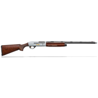 Benelli Montefeltro Silver Featherweight 20ga 3" 24" Satin Walnut/Weathercoat Nickle/Blue Etched Game Scene 2+1 Semi-Auto Shotgun 10819