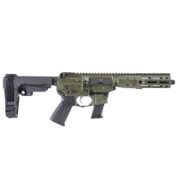 LWRC IC-9 9mm 8.5" 1:10" 1/2x28 Bbl OD Green Pistol w/SBA3 Brace ICP9ODG8SBA3