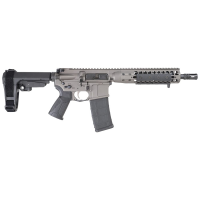 LWRC ICDI Direct Impingement .300 Blackout 10.5" 1:7" 1/2x28 Bbl Tungsten Grey Pistol w/SBA3 Brace ICDIP3TG10SBA3