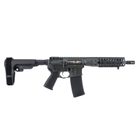 LWRC ICDI Direct Impingement 5.56mm NATO 10.5" 1:7" 1/2x28 Bbl Premium Grey Pistol w/SBA3 Brace ICDIP5PG10SBA3