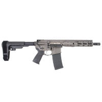 LWRC ICDI M-LOK Direct Impingement .300 Blackout 10.5" 1:7" 1/2x28 Bbl Tungsten Grey Pistol w/SBA3 Brace ICDIP3TG10MLSBA3