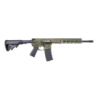 LWRC ICDI M-LOK Direct Impingement 5.56mm NATO 16.1" 1:7" 1/2x28 Bbl OD Green Rifle ICDIR5ODG16ML