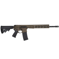 LWRC ICDI M-LOK Direct Impingement 5.56mm NATO 16.1" 1:7" 1/2x28 Bbl Patriot Brown Rifle ICDIR5PBC16ML]