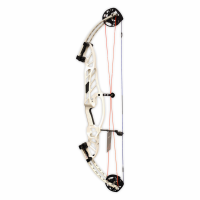 Hoyt Stratos 36 HBT White Riser/White Limbs w/Blue String & Orange Cables 55-65 28.5-29.5 RH Target Bow STR36HBT-WH-RH-65-295-BLS-ORC