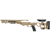 Cadex Defense Field Tactical Tan Rem 700 LA LH Skeleton Fixed 20 MOA #6-48 for SSSF 3.715" Chassis STKFT-REM-LH-LA-B-206-C-TAN