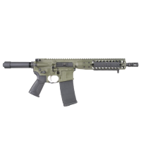 LWRC ICDI Direct Impingement 5.56mm NATO 10.5" 1:7" 1/2x28 Bbl OD Green Pistol ICDIP5ODG10