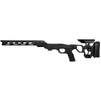 Cadex Defense Field Competition M-LOK Black Tikka-T3 SA for Accu-Mag LH Skeleton Fixed DSSF 3.055" Chassis STKFCP-TIK-LH-SA-B-NA-B-BLK