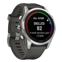 Garmin fenix 7S Pro Solar Silver w/Graphite Band Smartwatch 010-02776-00