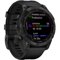 Garmin fenix 7 Solar Slate Gray w/Black Band Smartwatch 010-02540-10