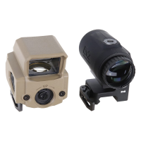 Mepro Tru-Vision Reflex Sight + MMX3 Magnifier FDE 1.93" Combo 65028016