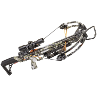 Wicked Ridge Raider 400 De-Cock Peak XT Crossbow w/Rope-Sled, Adjustable Stock, & Pro-View Scope WR23005-4525