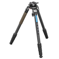 Leofoto LN Heavy Duty Series LN-404C Carbon Fiber Tripod w/100mm Bowl, Bag, Ball Head/Leveling Base Kit LN-404C-YB-100LK-LEVELING-BASE