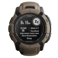 Garmin Instinct 2X Solar Tactical Edition Coyote Tan Smartwatch 010-02805-12