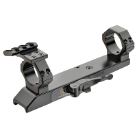 Contessa Simple Black QD ATN X-Sight 4k Ring Mount w/Mini Picatinny Rail for Intensifier SBP10/A