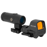 Holosun HS510C+HM3X Combo Multi-Reticle Circle Dot Open Reflex Sight w/ 3x Flip-to-Side Magnifier - HS510C-HM3X-Combo