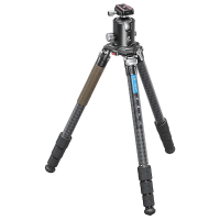 Leofoto LN Heavy Duty Series LN-364C Carbon Fiber Tripod w/75mm Bowl, Bag, Ball Head/Leveling Base Kit LN-364C-HB-70-HEAVY-DUTY-BALLHEAD