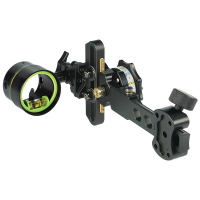 HHA Tetra Max Tournament Edition Short Bar RYZ 2519 w/.019 2-pin 1-5/8" Scope Green Top Pin & Red 2nd Pin SB-RYZMX-TE-2519-GRED