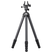 Leofoto SA Series SA-364CL Tapered SOAR Rifle Tripod w/MK-40 40mm Ball Head & GS-3 Tapered SOAR Rifle Clamp Set SA-364CL-MK-40-GS-3