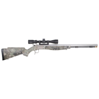 CVA OPTIMA V2 .50 Cal 26" 1:28" Bbl SS/True Timber Strata BA Inline Muzzleloader w/KonusPro 3-9x40 BDC, DuraSight Mounts, & Soft Case PR6022SSC