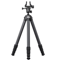 Leofoto SA Series SA-364C Tapered SOAR Rifle Tripod w/MK-40 40mm Ball Head & GS-3 Tapered SOAR Rifle Clamp Set SA-364C-MK-40-GS-3