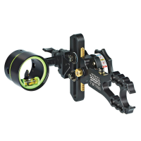 HHA Tetra Max Hoyt Edition RYZ 2519 w/.019 2-pin 1-5/8" Scope Green Top Pin & Yellow 2nd Pin HYT-RYZMX-2519-GYEL