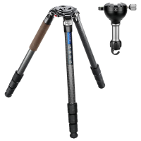 Leofoto LN Heavy Duty Series LN-364C Carbon Fiber Tripod w/75mm Bowl, Bag, Ball Head/Leveling Base Kit LN-364C-YB-75LK-LEVELING-BASE