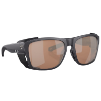 Costa King Tide 6 Black Pearl Frame Sunglasses w/Copper Silver Mirror 580G Lenses 06S9112-91120358