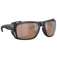 Costa King Tide 8 Black Pearl Frame Sunglasses w/Copper Silver Mirror 580G Lenses 06S9111-91110360