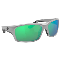 Costa Jose Pro Silver Metallic Frame Sunglasses w/Green Mirror 580G Lenses 06S9106-91060762