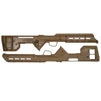 Desert Tech Trek-22 Ruger 10/22 FDE M-LOK Stock Kit w/Integral Optics Rail & Mag Storage TRK-22-FDE