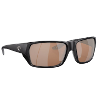 Costa Tailfin Matte Black Frame Sunglasses w/Copper Silver Mirror 580G M Lenses 06S9113-91130460