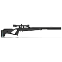 Stoeger XM1 PCP .22 Cal Suppressed Airgun w/Advanced Ergonomics Black Synthetic Stock, 4x32 Scope, Hand Pump 30409